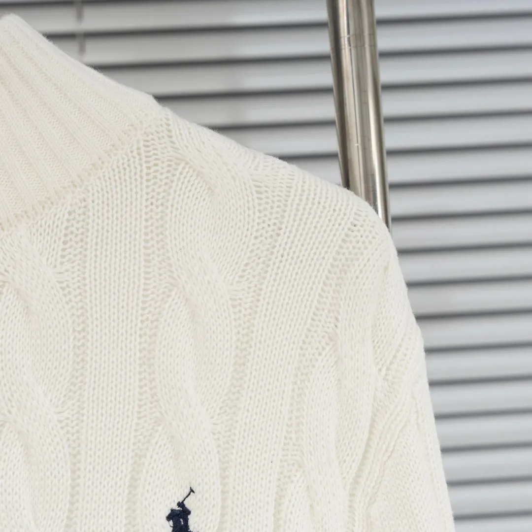 P290 top version (different currencies) You can scan the QR code to enter the official website Style: Ralph Lauren POLO Ralph Lauren small label embroidered knitted old money style half-zip pullover long-sleeved sweater Color: Picture color Size: XS-XL Fabric: Pure cotton Accessories: Full set of customized accessories No gender distinction, same style for men and women